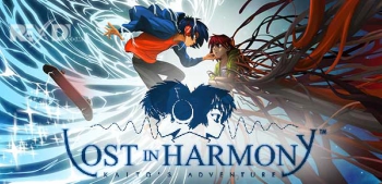 Kaito and Aya the characters of Lost in Harmony. 