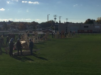 Teams Compete in Punkin Chunkin Competition