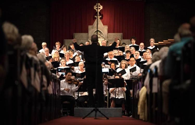 This picture above is of the Mount Desert Summer Chorale in Maine which Nealon is a member of. The choir consists of people from all over the world. 