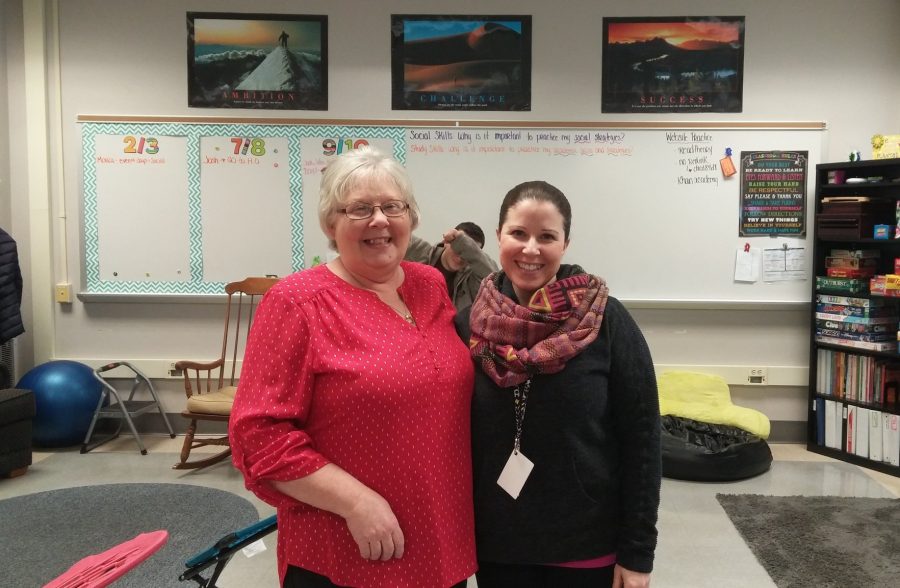 Deborah Bosley spends her last day at Susquehannock with her daughter, Christine Bosley. Photo by: Ariel Barbera