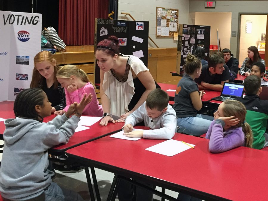 SHS Seniors Teach Election Lessons to Middle School and Elementary Students