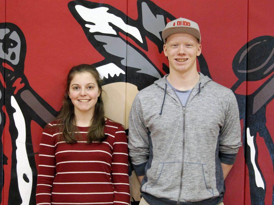 Susquehannock students Emily Heiser and Ian Achterberg, who recently earned recognition at the national level of the 2017 Scholastic Arts & Writing Awards.