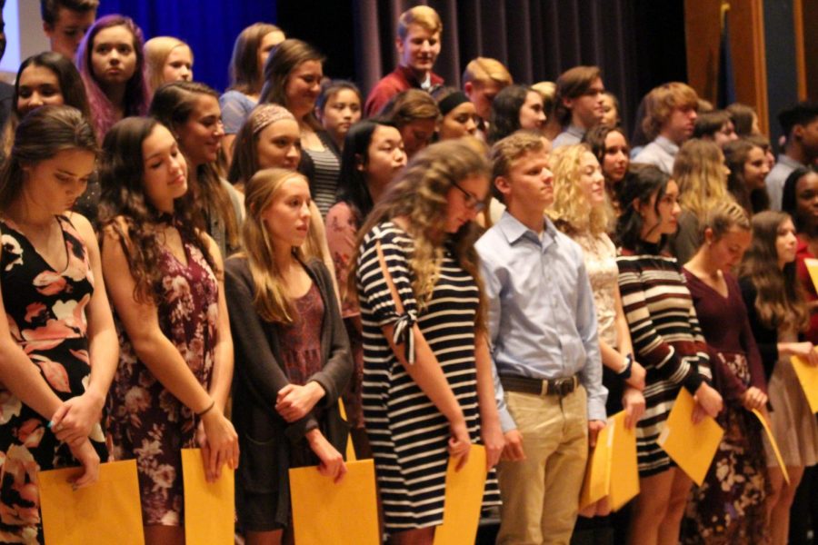 Students get Inducted into National Honors Society