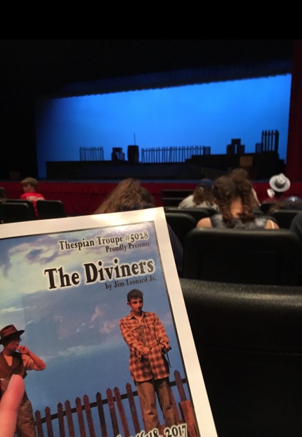 At the festival, thespians got to watch several different shows, including the show seen in the photo.
