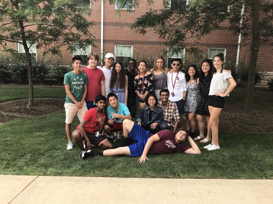 Mei Tomko and many other participants at a similar international studies program at IUP. Photo courtesy of Mei Tomko.