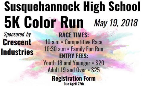 Student Council Prepares for Third Annual Color Run