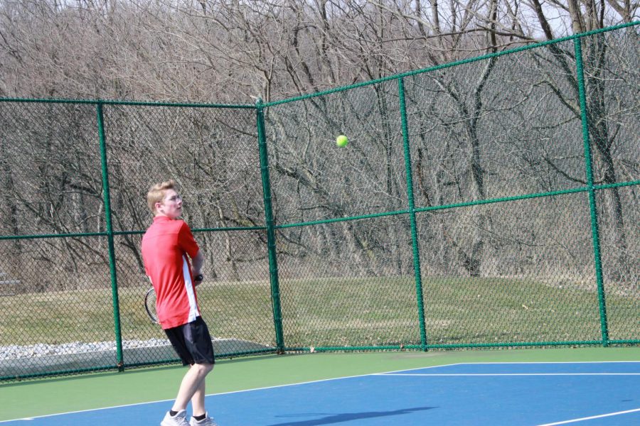 Alex Walmer is a very dedicated and determined tennis player. He also tries to be focused on where the ball will land and where he should hit it.