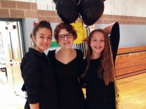 Susquehannock High School vocalists Michaela Bryan, Anna Field, and Tessa Bryan  at the 2017 ‘Night of Broadway’ performance.