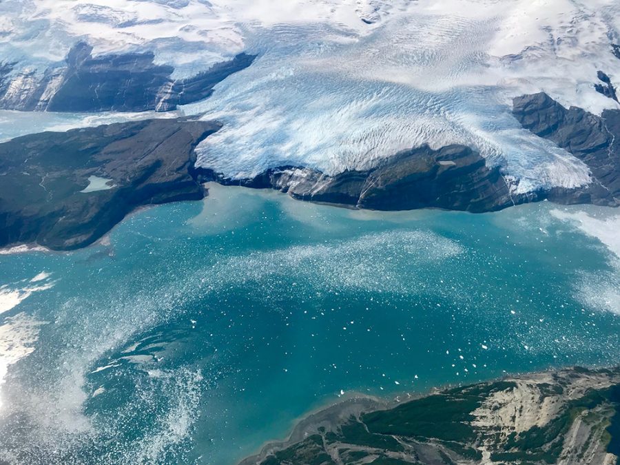 Ice Bay in Alaska is covered with snow, but with climate change, it may only have a few decades left before the land is barren.