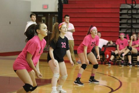 Girls Volleyball Hosts their Annual Dig Pink Event