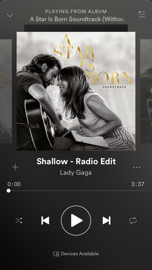 The soundtrack including the hit song Shallow can be downloaded everywhere you can find music. 