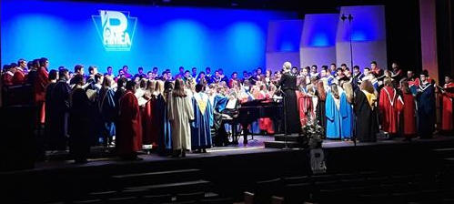 This is an image of the 2018  District 7 chorus. 