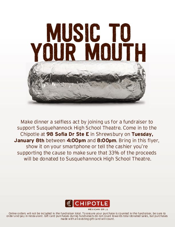 Use+this+flyer+at+Chipotle+on+Tuesday%2C+Jan+8+to+donate+part+of+your+payment+to+Susquehannock+Theatre.