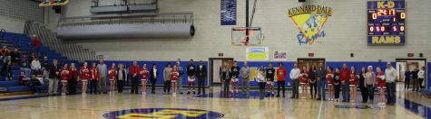 Seniors Honored on Senior Night