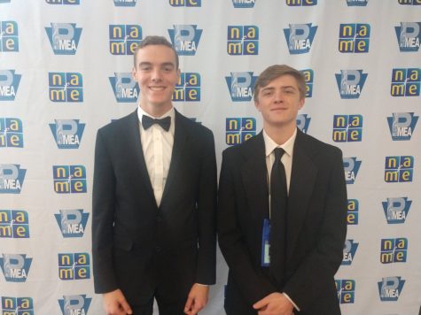 Hayden McGarvey and Lucas Schwanke Selected in the All Eastern Band Concert