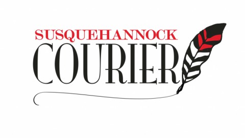 The logo for the Suquehannock Courier. 