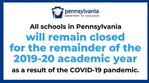 All schools will remain closed for the remainder of the 2019-20 academic year. Image Courtesy of @MorrisAnimal via Twitter