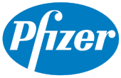 The biomedical company Pfizers reigning logo. Image courtesy of Wikimedia Commons 
