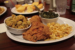 Multicultural club pushes for new food additions with cultural significance, such as soul food, an ethnic cuisine of African Americans from Southern United States. Photograph by Jennifer Woodard Maderazo, CC BY 2.0 , via Wikimedia Commons