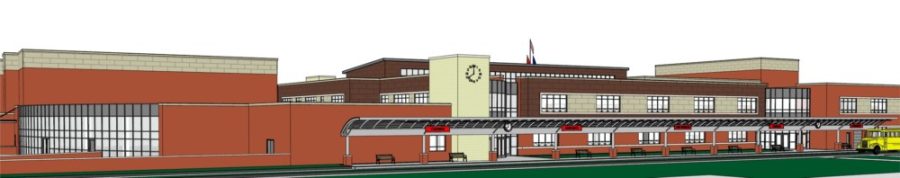 New design for school entrance