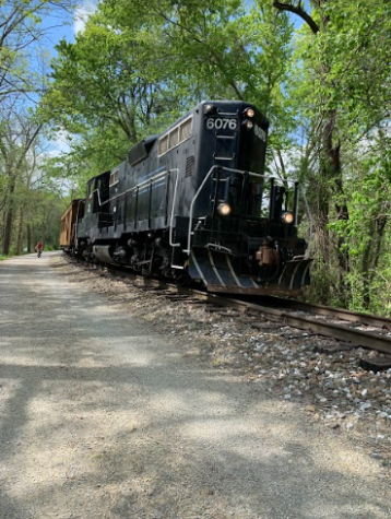 One of the Northern Central Railway trains travels from Glen Rock to New Freedom. Visit the Northern Central Railway events page for more information about the train schedule. Photograph by Ava Silliman