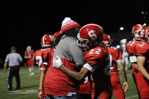 Shervington is regularly in attendance at sports games supporting his students. Photograph Courtesy of Holly Mullaney