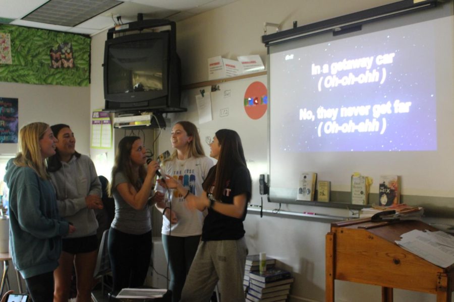 A group of students sing Getaway Car by Taylor Swift.
Photograph by Jastageia Negron