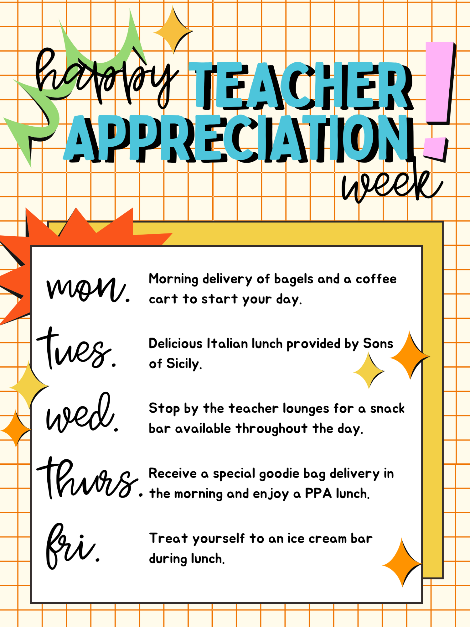 Student Council Celebrates Teacher Appreciation Week